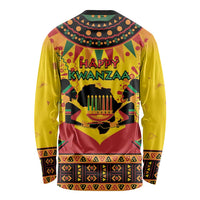 Kwanzaa Holiday Long Sleeve Shirt African Pattern - Wonder Print Shop
