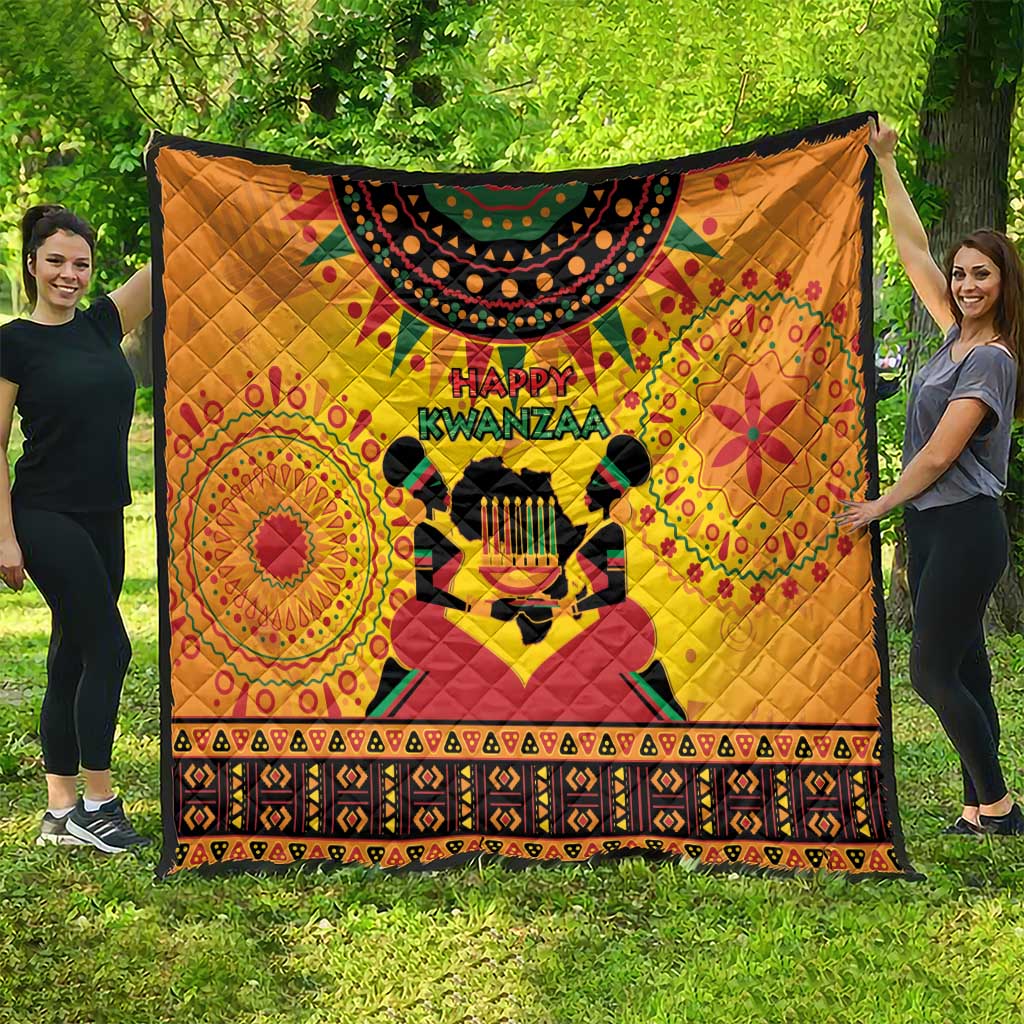 Kwanzaa Holiday Quilt African Pattern - Wonder Print Shop