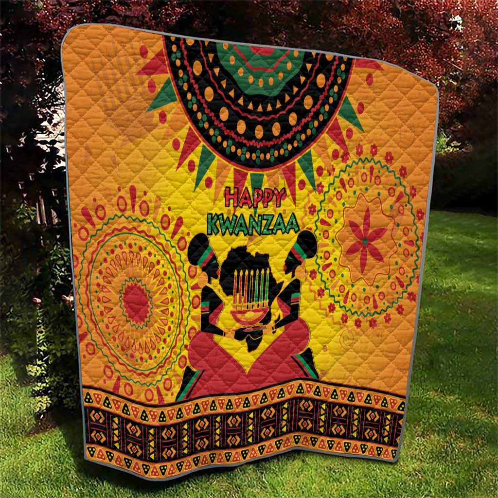 Kwanzaa Holiday Quilt African Pattern - Wonder Print Shop