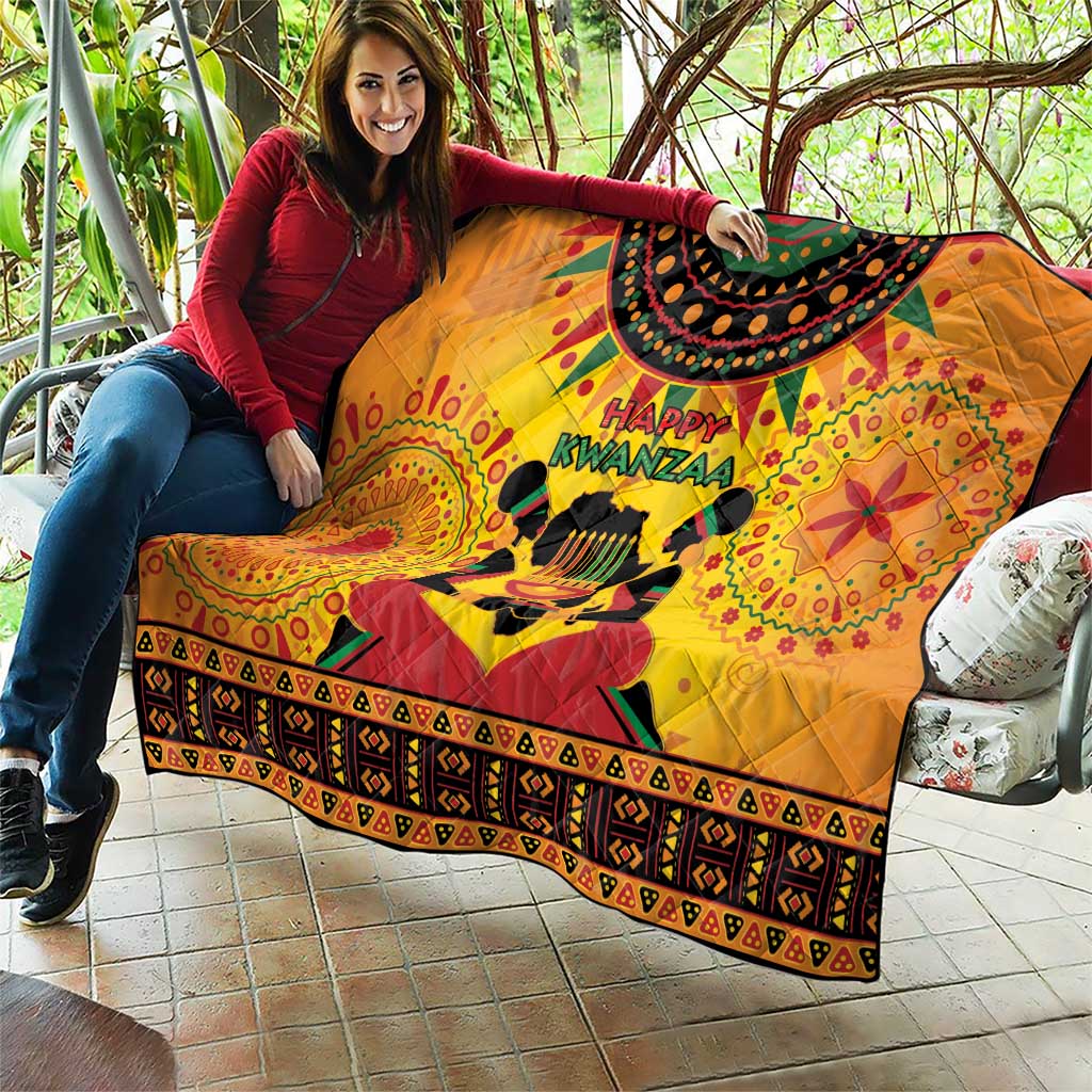 Kwanzaa Holiday Quilt African Pattern - Wonder Print Shop