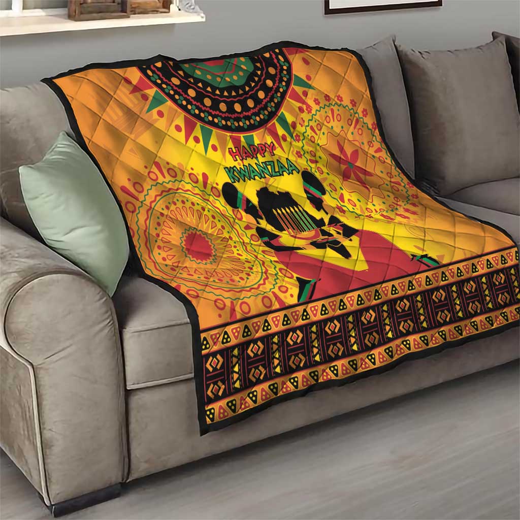 Kwanzaa Holiday Quilt African Pattern - Wonder Print Shop