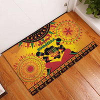 Kwanzaa Holiday Rubber Doormat African Pattern - Wonder Print Shop