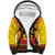 Kwanzaa Holiday Sherpa Hoodie African Pattern - Wonder Print Shop