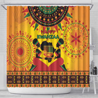 Kwanzaa Holiday Shower Curtain African Pattern