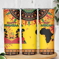 Kwanzaa Holiday Skinny Tumbler African Pattern - Wonder Print Shop