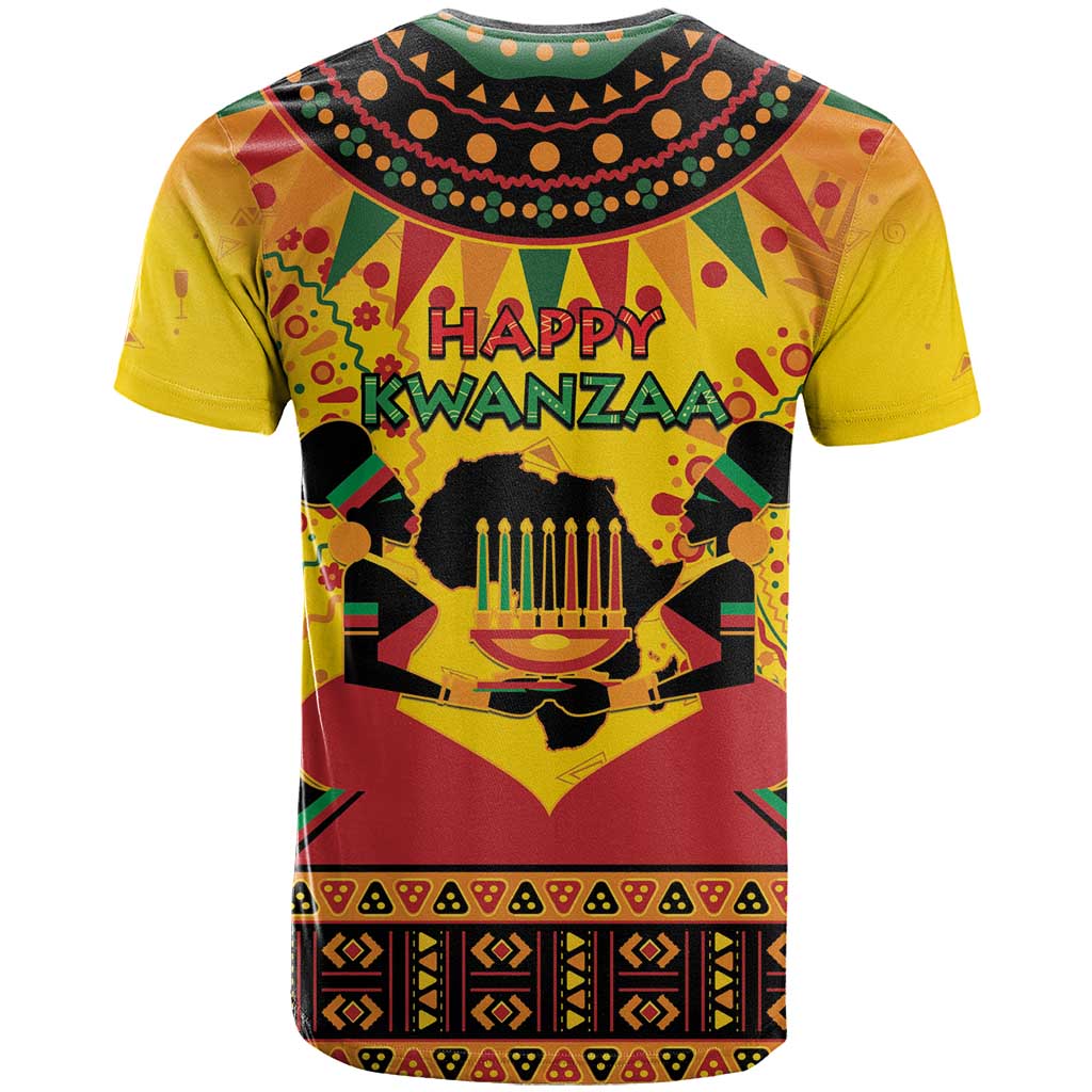 Kwanzaa Holiday T Shirt African Pattern - Wonder Print Shop