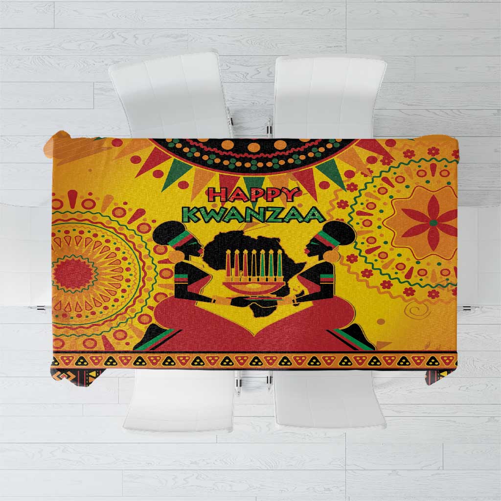 Kwanzaa Holiday Tablecloth African Pattern - Wonder Print Shop