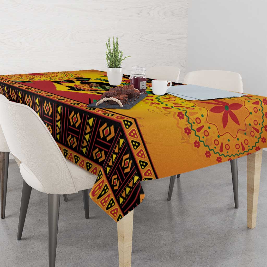 Kwanzaa Holiday Tablecloth African Pattern - Wonder Print Shop