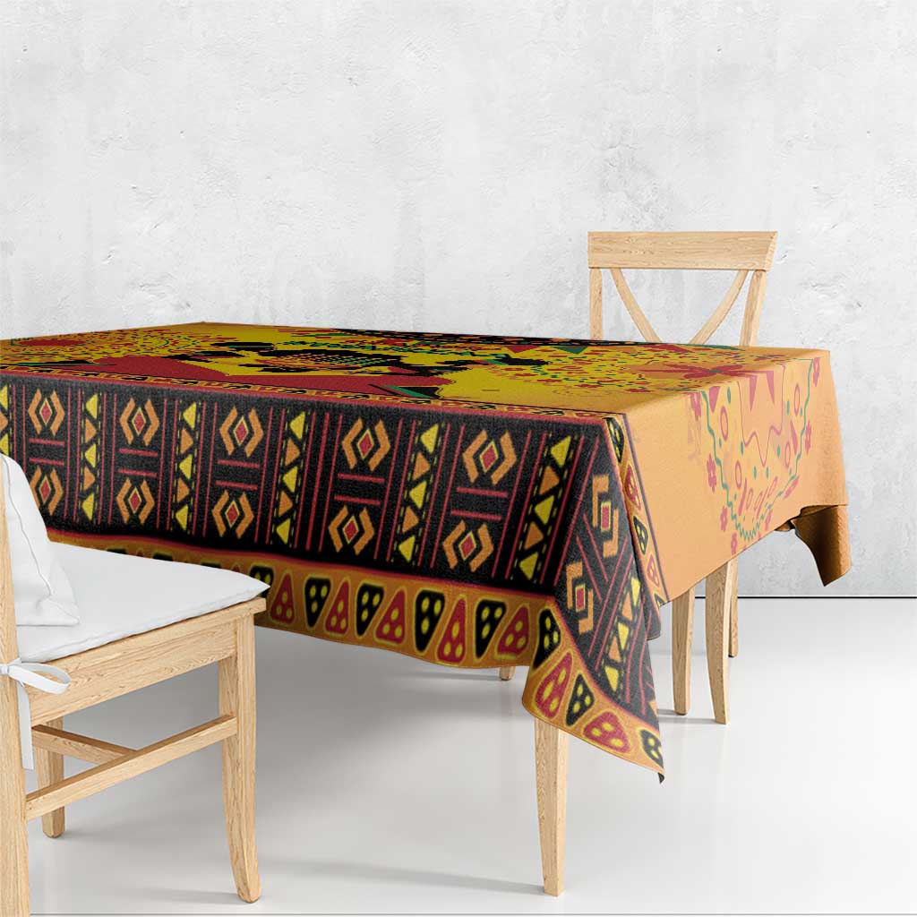 Kwanzaa Holiday Tablecloth African Pattern - Wonder Print Shop