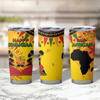 Kwanzaa Holiday Tumbler Cup African Pattern - Wonder Print Shop