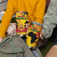 Kwanzaa Holiday Tumbler Cup African Pattern - Wonder Print Shop