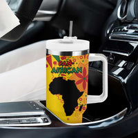 Kwanzaa Holiday Tumbler With Handle African Pattern - Wonder Print Shop