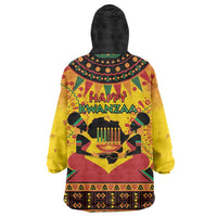 Kwanzaa Holiday Wearable Blanket Hoodie African Pattern - Wonder Print Shop