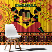 Kwanzaa Holiday Window Curtain African Pattern - Wonder Print Shop