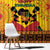 Kwanzaa Holiday Window Curtain African Pattern - Wonder Print Shop