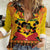 Kwanzaa Holiday Women Casual Shirt African Pattern - Wonder Print Shop