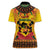 Kwanzaa Holiday Women Polo Shirt African Pattern - Wonder Print Shop