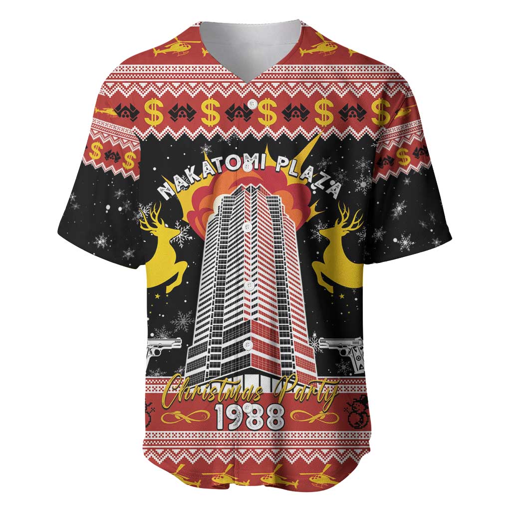 Personalized Nakatomi Plaza Baseball Jersey Christmas Party 1988 - Wonder Print Shop