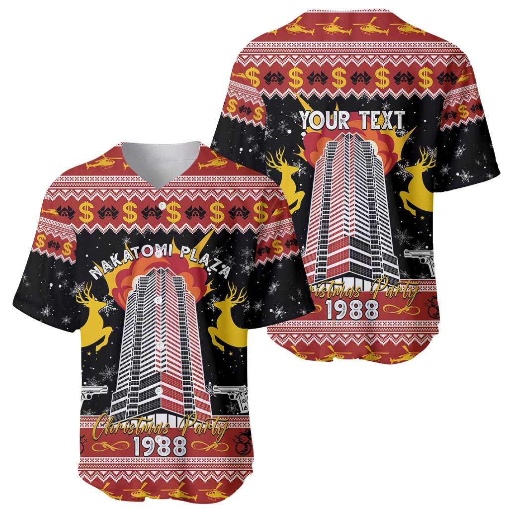 Personalized Nakatomi Plaza Baseball Jersey Christmas Party 1988 - Wonder Print Shop