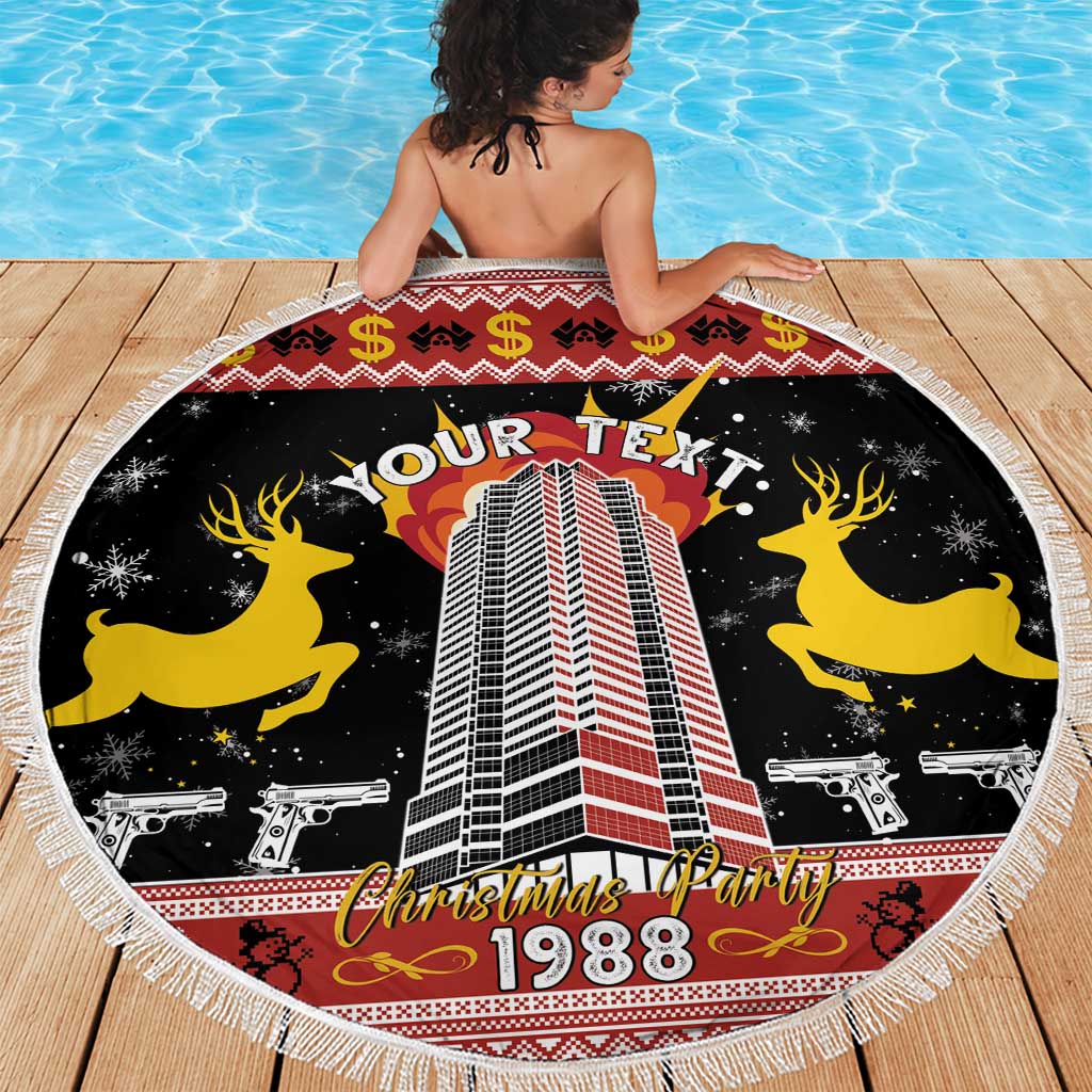 Personalized Nakatomi Plaza Beach Blanket Christmas Party 1988 - Wonder Print Shop