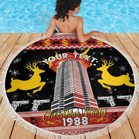 Personalized Nakatomi Plaza Beach Blanket Christmas Party 1988 - Wonder Print Shop