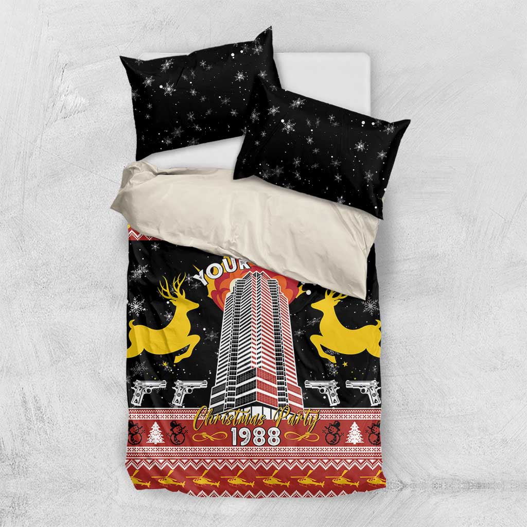 Personalized Nakatomi Plaza Bedding Set Christmas Party 1988 - Wonder Print Shop