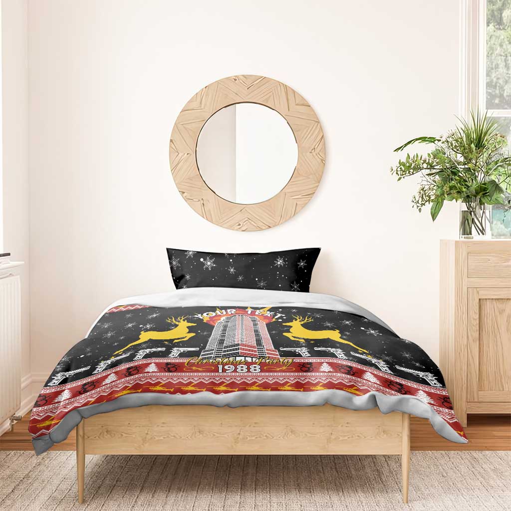 Personalized Nakatomi Plaza Bedding Set Christmas Party 1988 - Wonder Print Shop