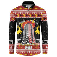 Personalized Nakatomi Plaza Button Sweatshirt Christmas Party 1988 - Wonder Print Shop