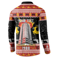Personalized Nakatomi Plaza Button Sweatshirt Christmas Party 1988 - Wonder Print Shop
