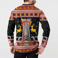 Personalized Nakatomi Plaza Button Sweatshirt Christmas Party 1988 - Wonder Print Shop