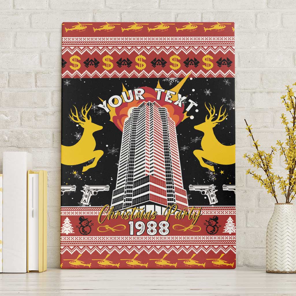 Personalized Nakatomi Plaza Canvas Wall Art Christmas Party 1988 - Wonder Print Shop