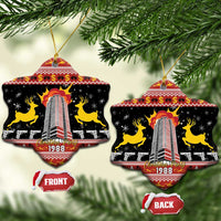 Nakatomi Plaza Ceramic Ornament Christmas Party 1988 - Wonder Print Shop