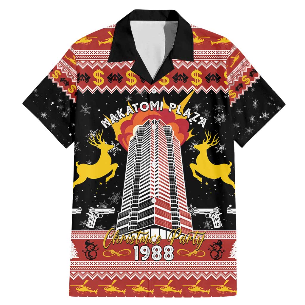 Personalized Nakatomi Plaza Family Matching Mermaid Dress and Hawaiian Shirt Christmas Party 1988 - Wonder Print Shop