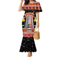 Personalized Nakatomi Plaza Family Matching Mermaid Dress and Hawaiian Shirt Christmas Party 1988 - Wonder Print Shop