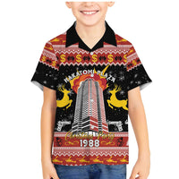 Personalized Nakatomi Plaza Family Matching Mermaid Dress and Hawaiian Shirt Christmas Party 1988 - Wonder Print Shop