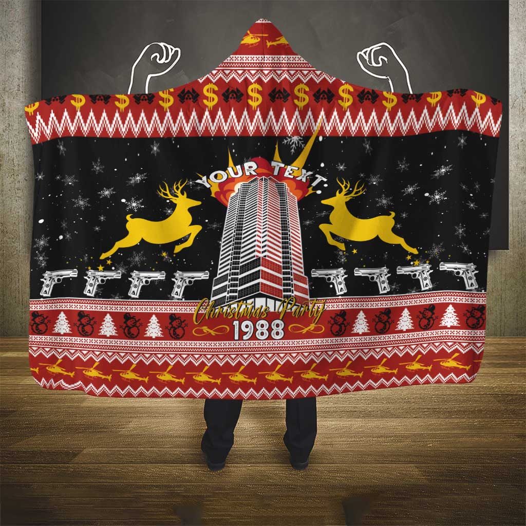 Personalized Nakatomi Plaza Hooded Blanket Christmas Party 1988