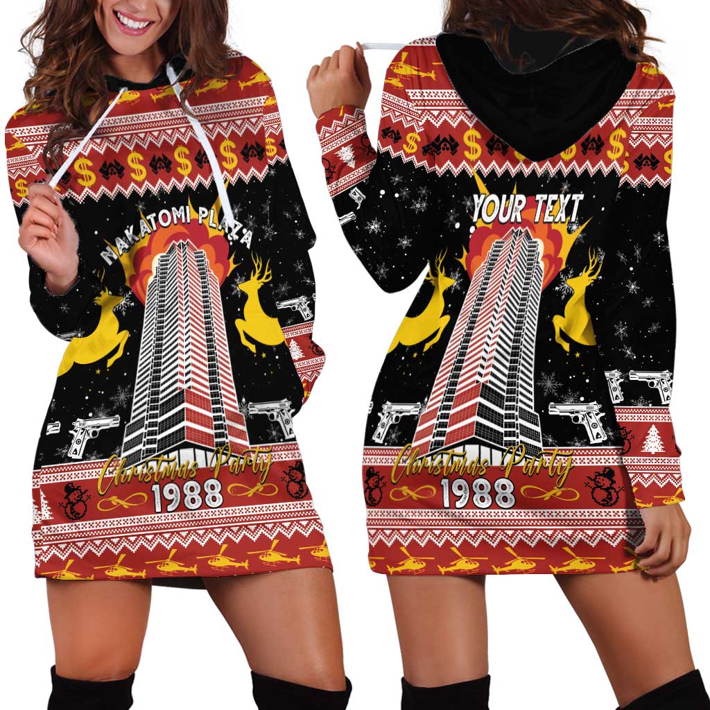 Personalized Nakatomi Plaza Hoodie Dress Christmas Party 1988 - Wonder Print Shop