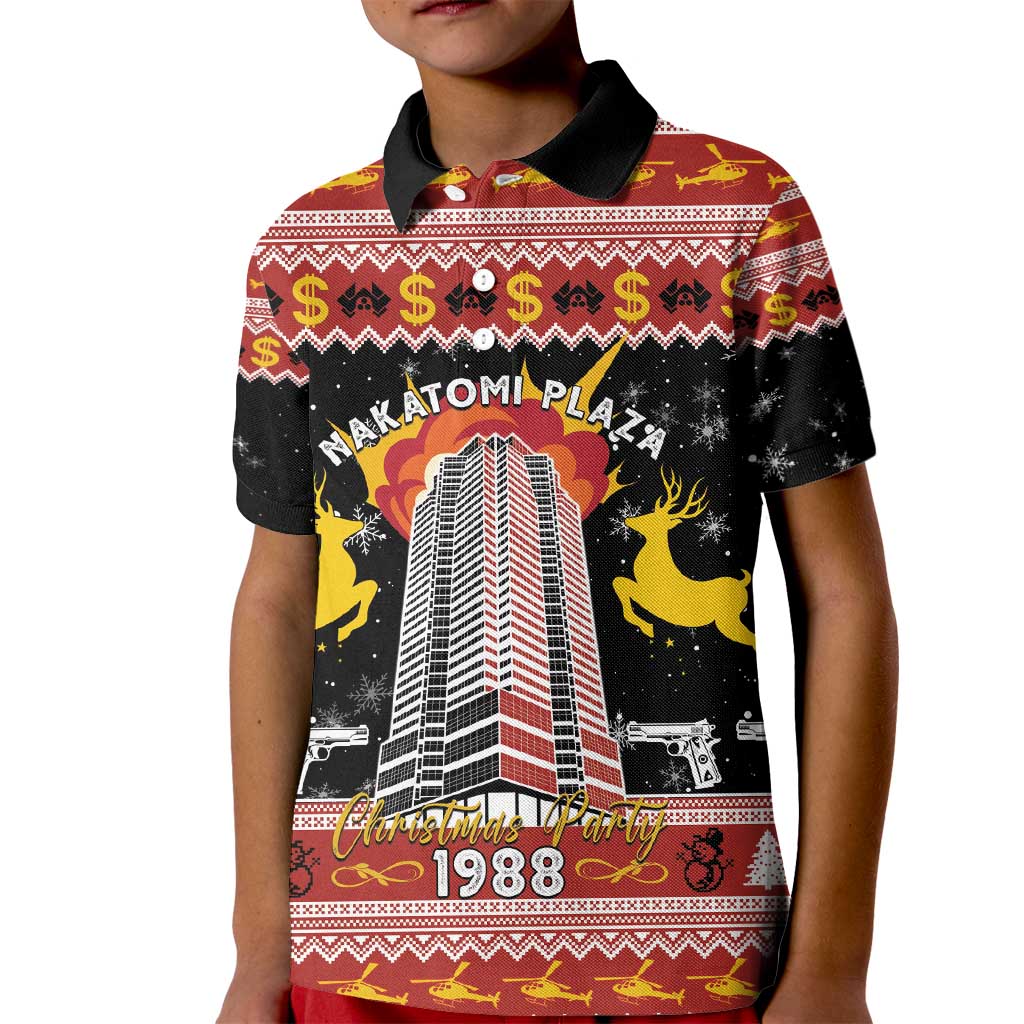 Personalized Nakatomi Plaza Kid Polo Shirt Christmas Party 1988 - Wonder Print Shop
