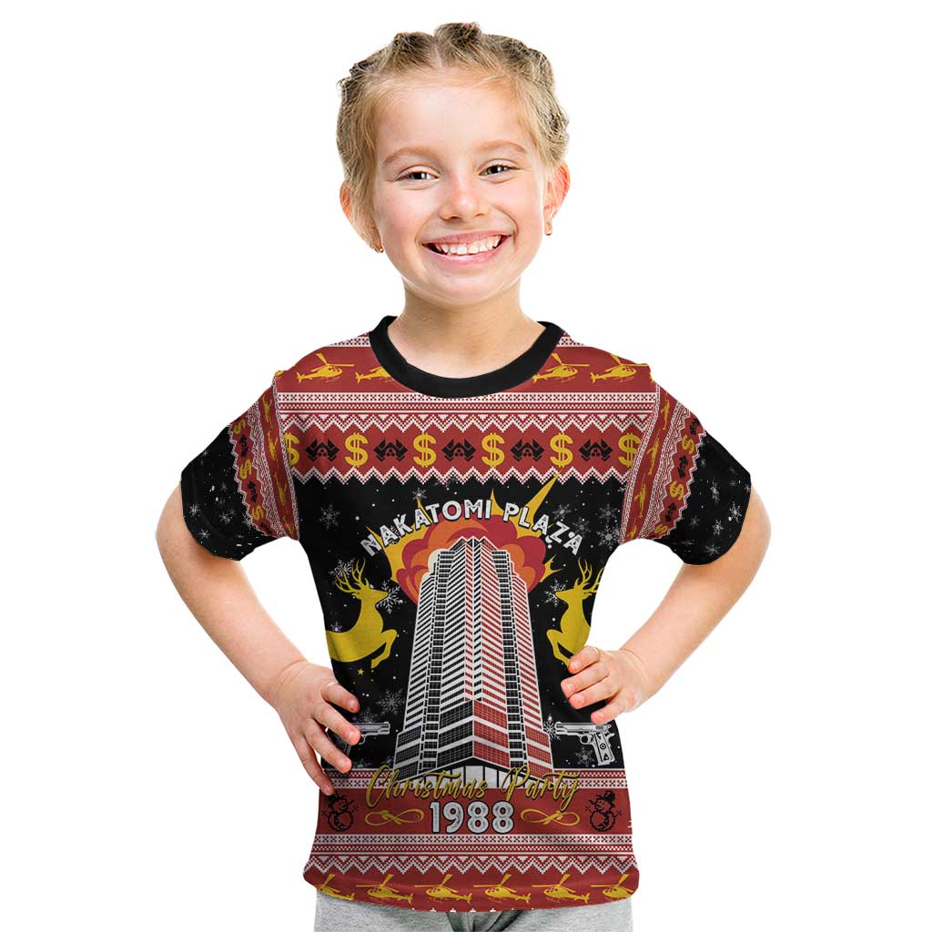 Personalized Nakatomi Plaza Kid T Shirt Christmas Party 1988 - Wonder Print Shop