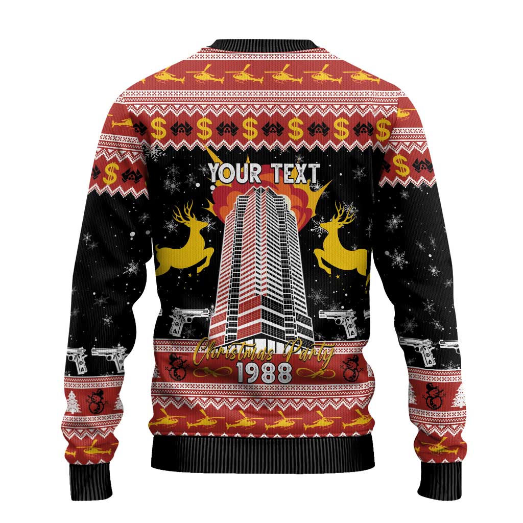 Personalised Nakatomi Plaza Ugly Christmas Sweater Christmas Party 1988 - Wonder Print Shop