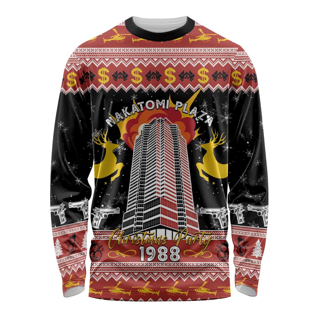 Personalized Nakatomi Plaza Long Sleeve Shirt Christmas Party 1988 - Wonder Print Shop