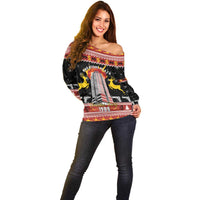 Personalized Nakatomi Plaza Off Shoulder Sweater Christmas Party 1988 - Wonder Print Shop