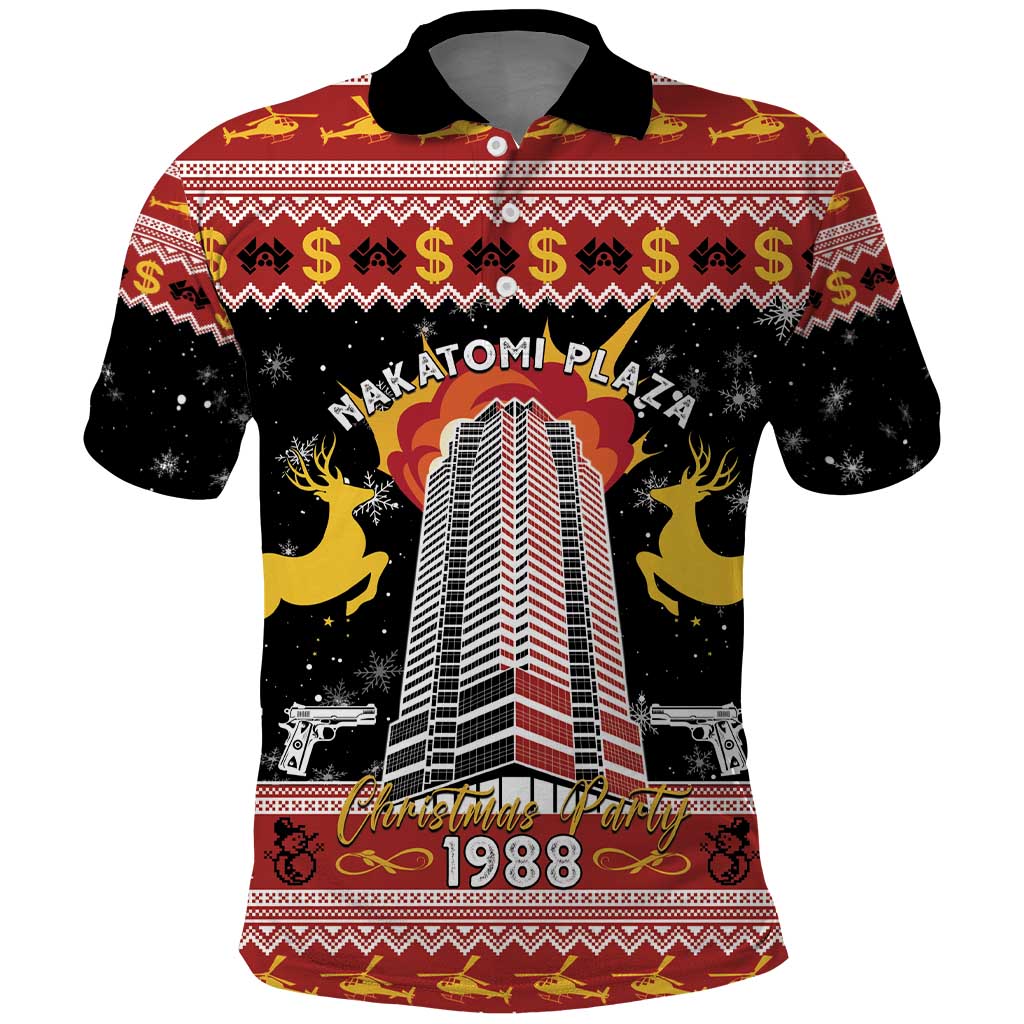 Personalized Nakatomi Plaza Polo Shirt Christmas Party 1988 - Wonder Print Shop