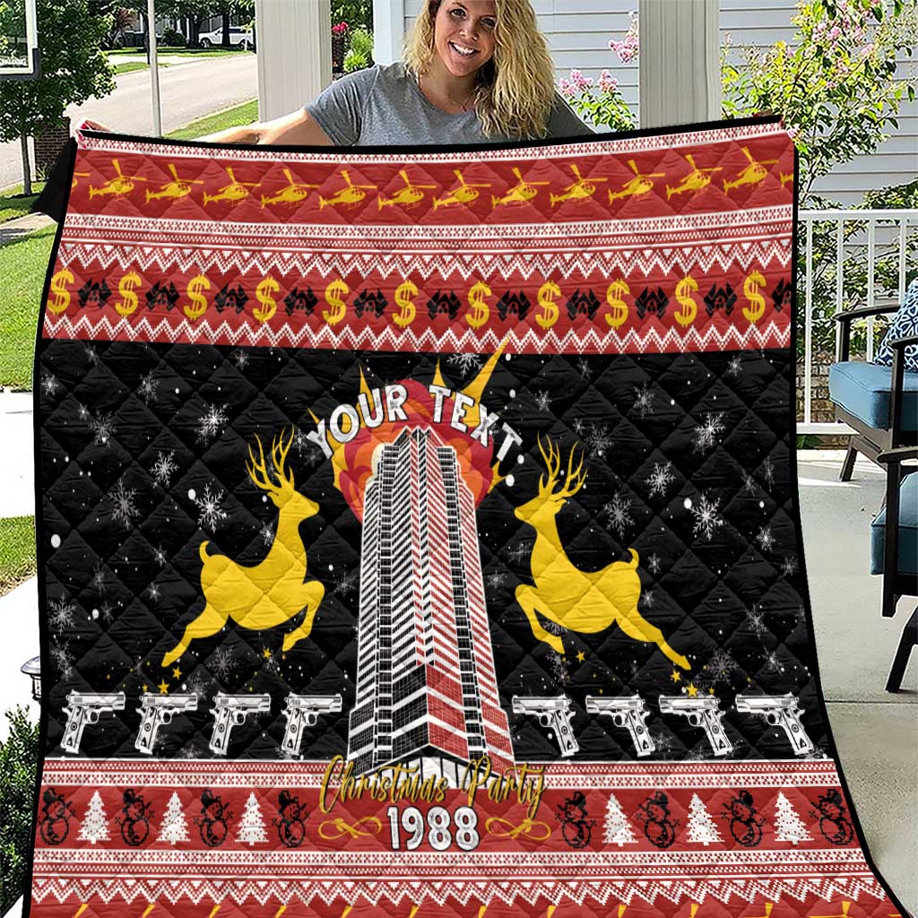 Personalized Nakatomi Plaza Quilt Christmas Party 1988 - Wonder Print Shop