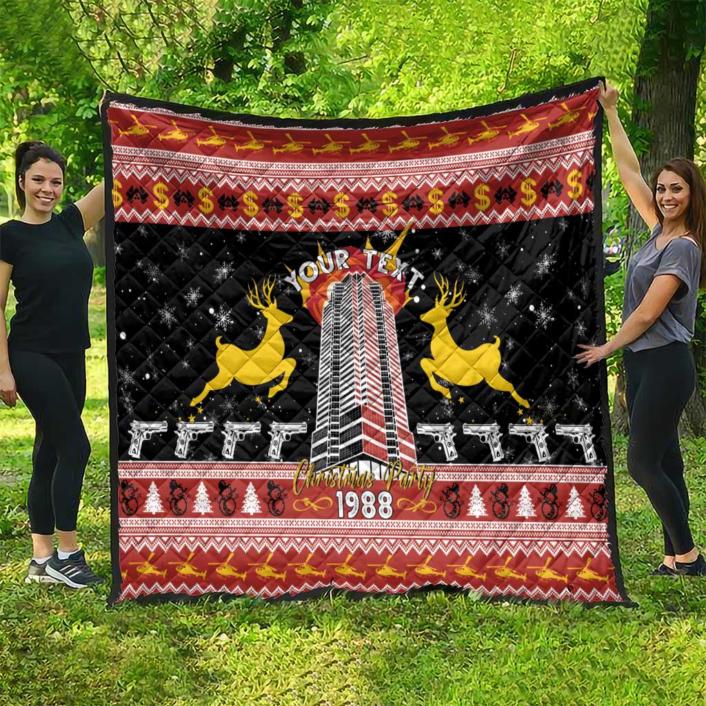 Personalized Nakatomi Plaza Quilt Christmas Party 1988 - Wonder Print Shop