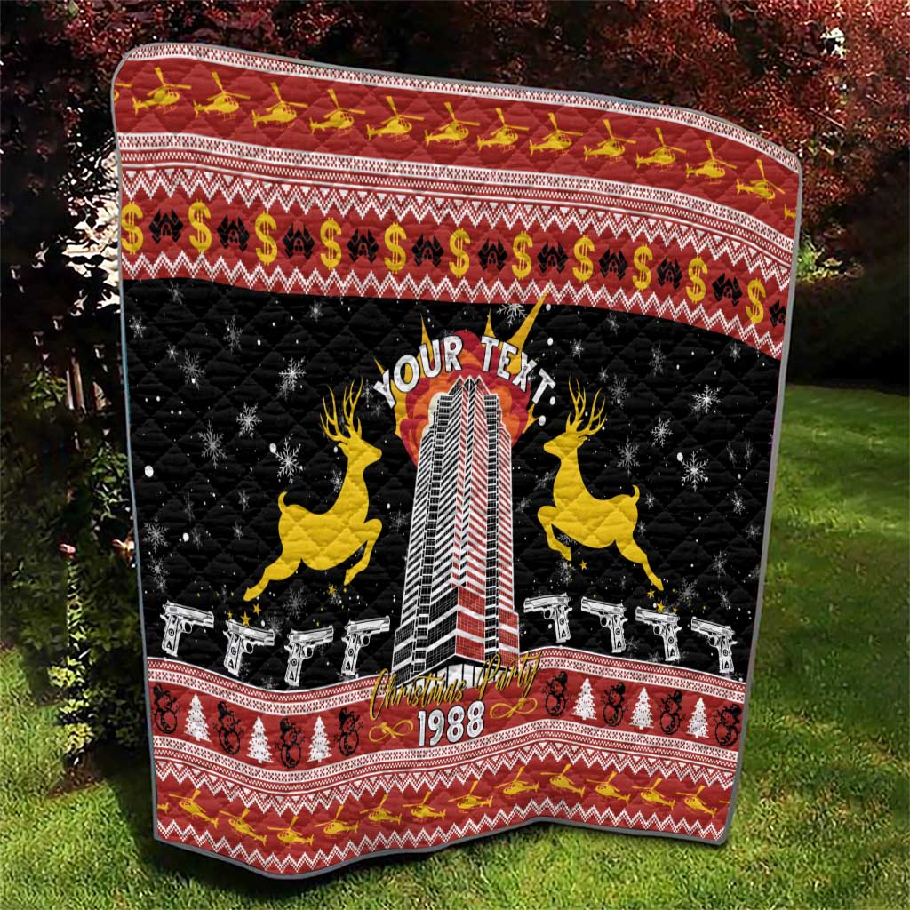 Personalized Nakatomi Plaza Quilt Christmas Party 1988 - Wonder Print Shop