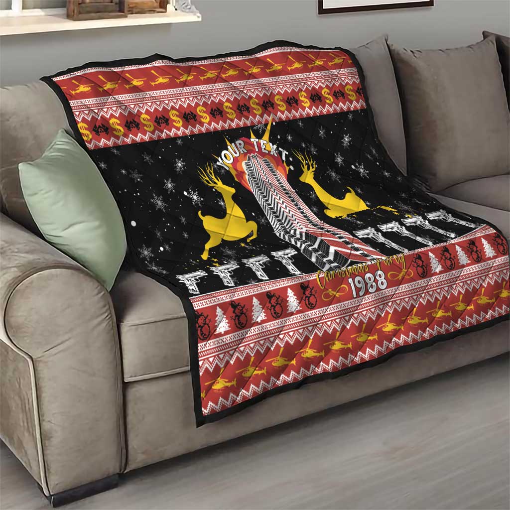 Personalized Nakatomi Plaza Quilt Christmas Party 1988 - Wonder Print Shop