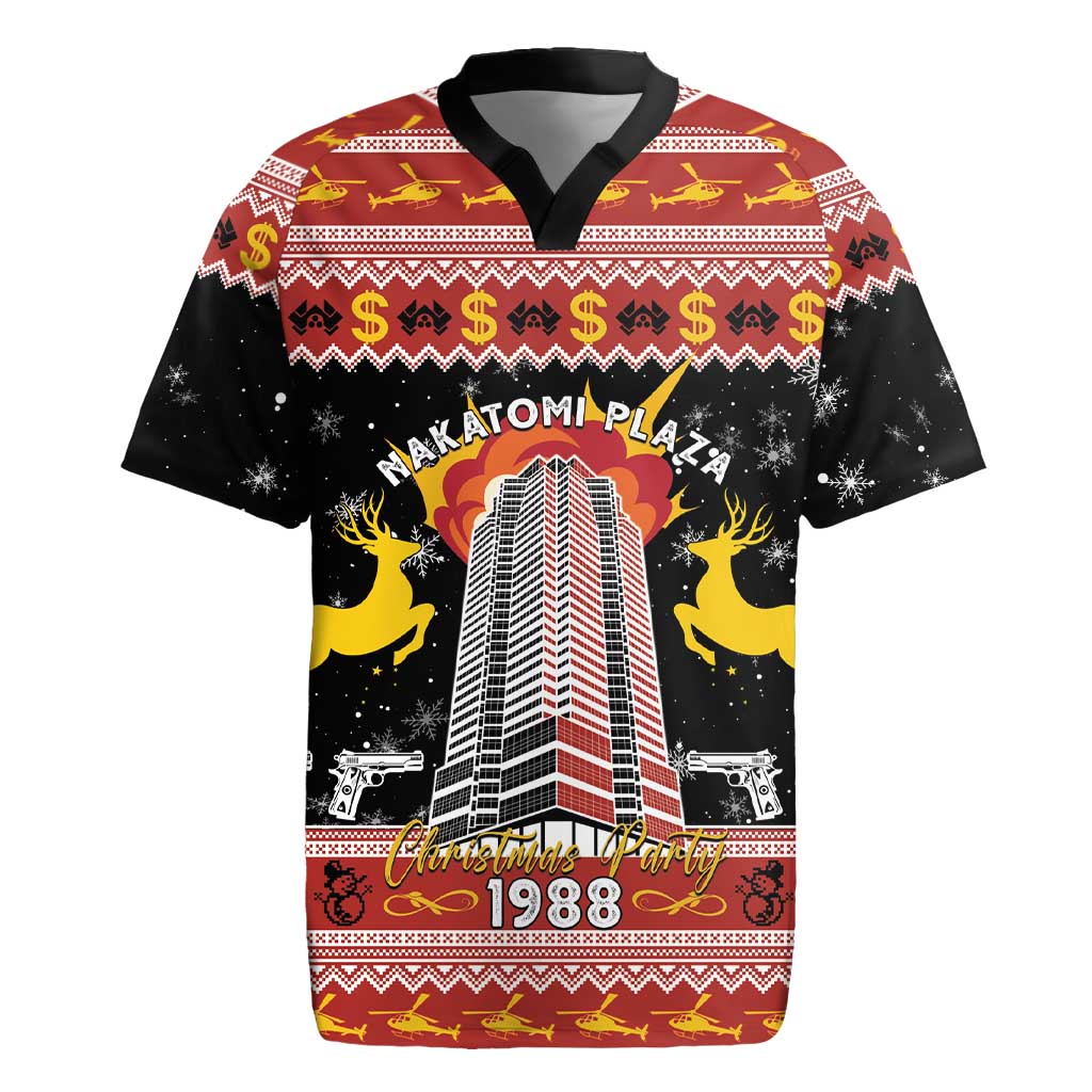 Personalized Nakatomi Plaza Rugby Jersey Christmas Party 1988 - Wonder Print Shop