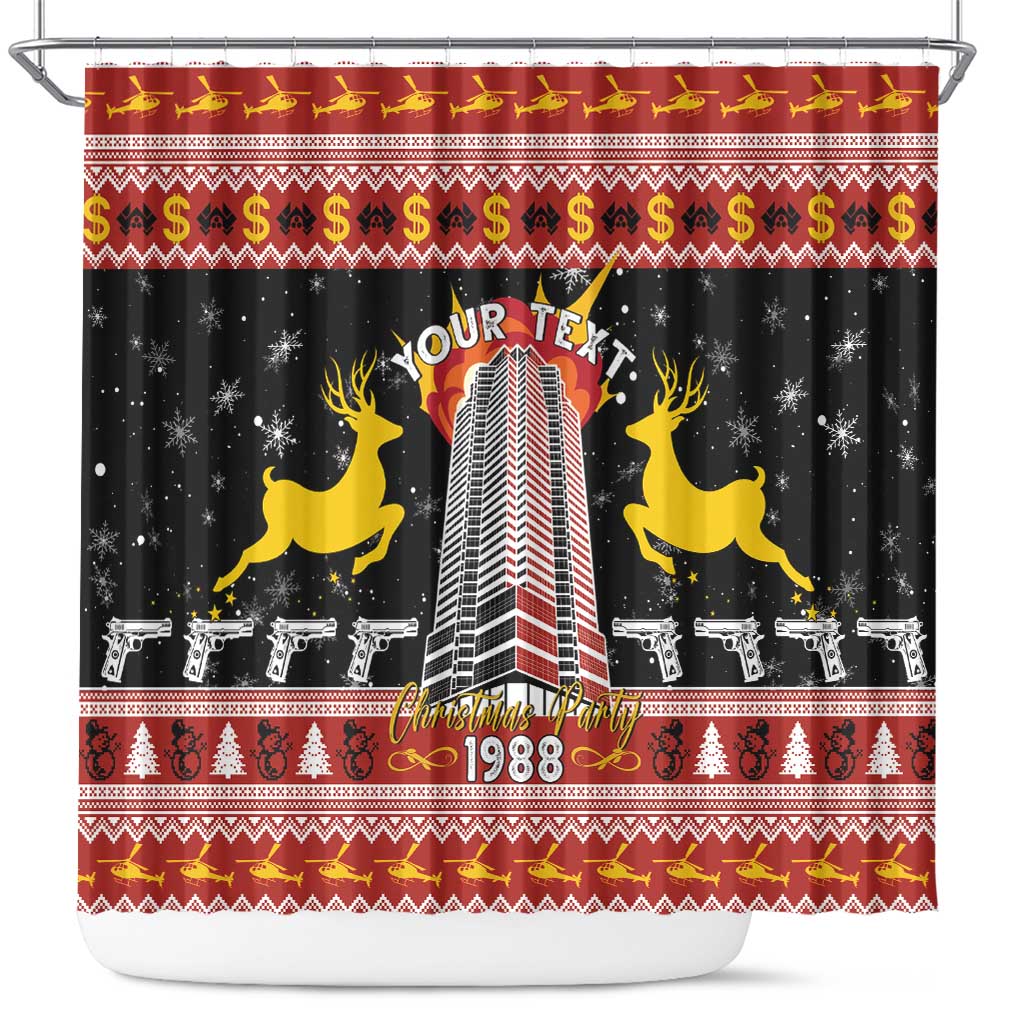 Personalized Nakatomi Plaza Shower Curtain Christmas Party 1988