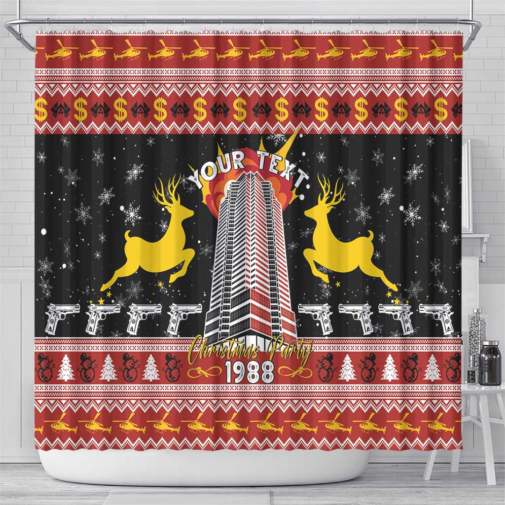 Personalized Nakatomi Plaza Shower Curtain Christmas Party 1988